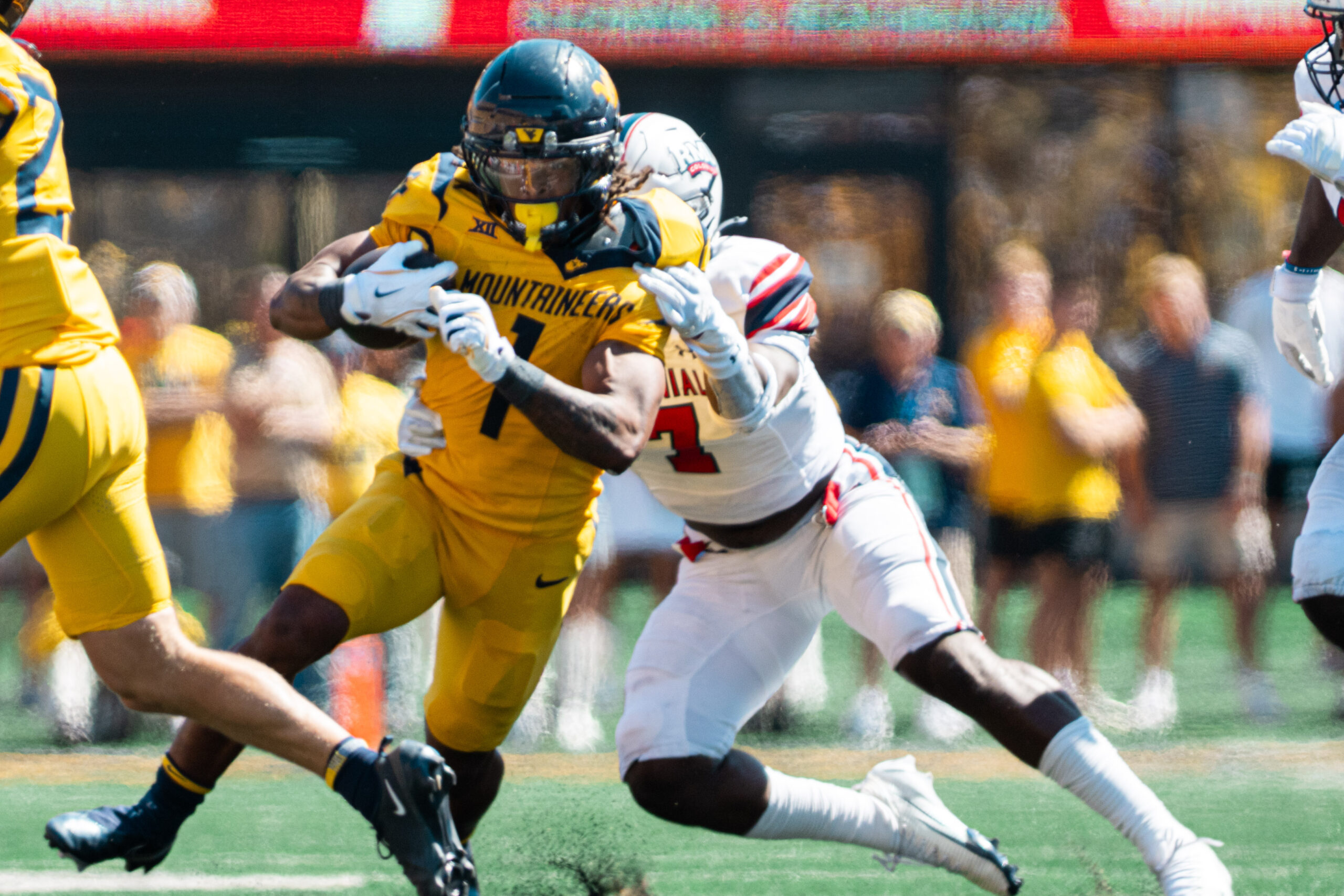 WVU runs past Robert Morris, 45-3, in Rich Rodriguez's return